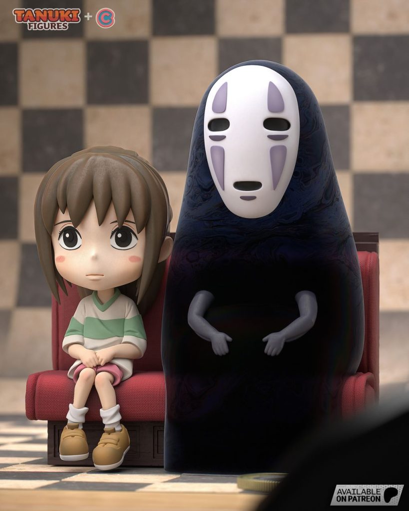 图片[3]-【千与千寻】千寻、无脸男 TanukiFigures 2025 02 Chihiro_Chibi-3D合纵社-3D打印模型STL格式3mf格式免费下载！