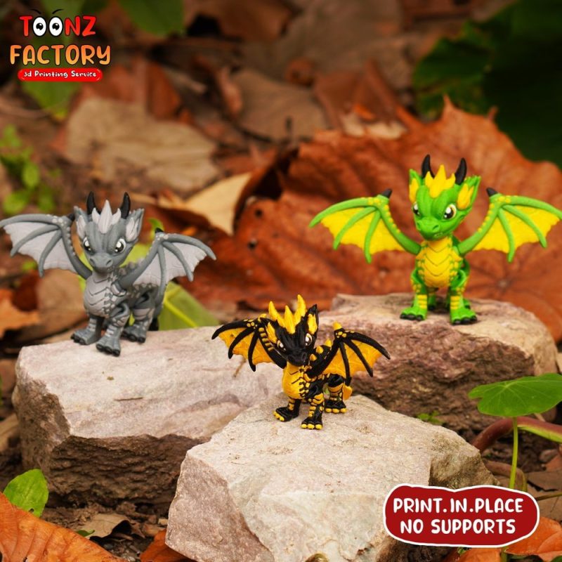 西方龙 Toonz Factory Western Dragon-3D合纵社-3D打印模型STL格式3mf格式免费下载！