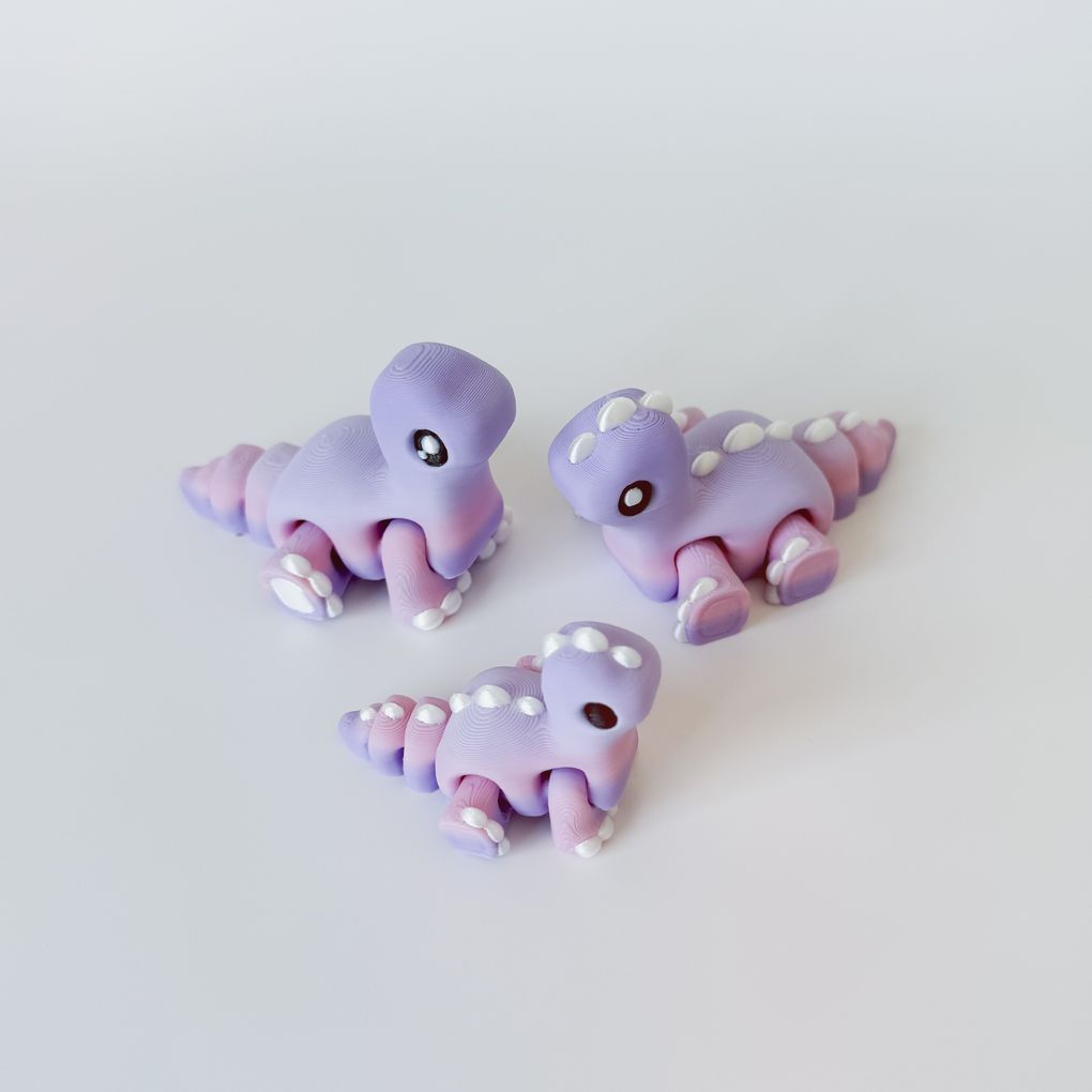 图片[3]-火山小恐龙 Bronto Flexi and Zen Mountain (by Layers in Green)-3D合纵社-3D打印模型STL格式3mf格式免费下载！