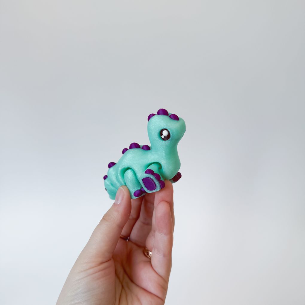 图片[2]-火山小恐龙 Bronto Flexi and Zen Mountain (by Layers in Green)-3D合纵社-3D打印模型STL格式3mf格式免费下载！