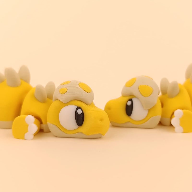 蛋壳剑龙 Stegosaurus-3D合纵社-3D打印模型STL格式3mf格式免费下载！