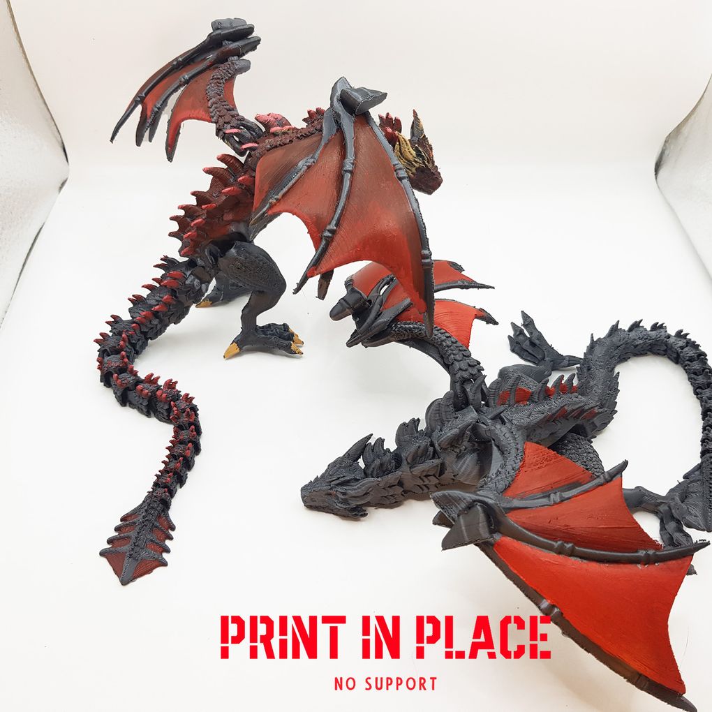 图片[2]-双角飞龙-3D合纵社-3D打印模型STL格式3mf格式免费下载！