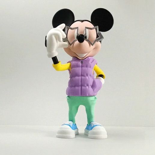 都市米老鼠 mickey-mouse-3D合纵社-3D打印模型STL格式3mf格式免费下载！