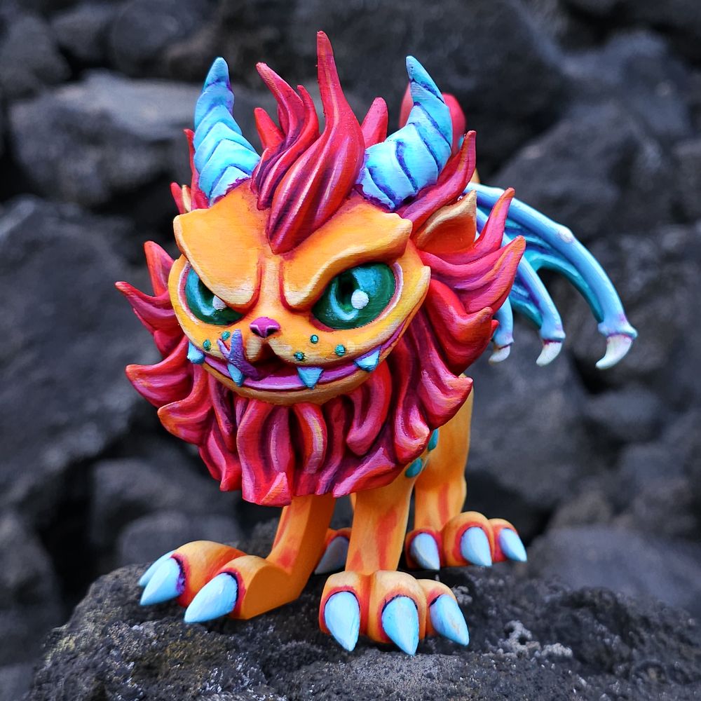 图片[4]-【恐怖系列】35.蝎尾狮-3D合纵社-3D打印模型STL格式3mf格式免费下载！