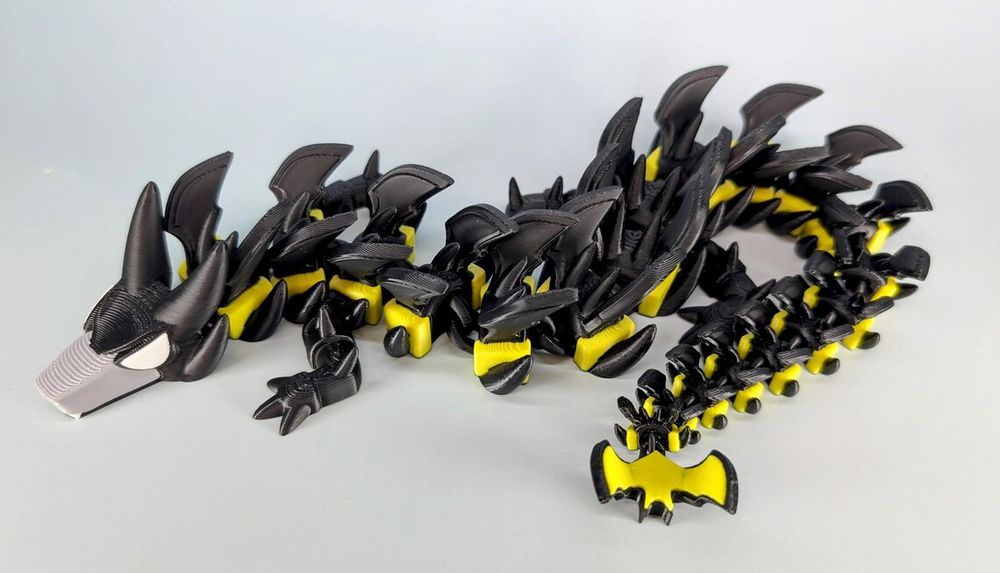 蝙蝠侠龙 Bat Dragon-3D合纵社-3D打印模型STL格式3mf格式免费下载！