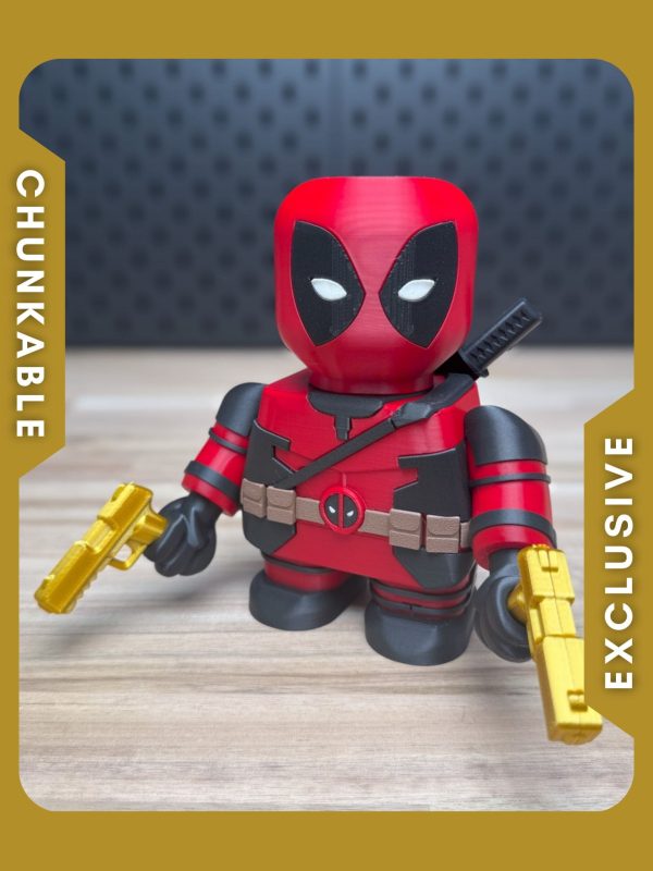 【乐高小人】死侍 Chunkpool-3D合纵社-3D打印模型STL格式3mf格式免费下载！