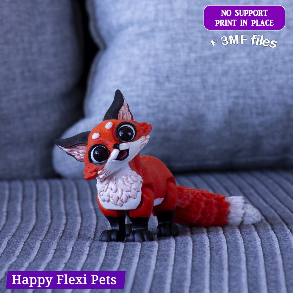 图片[4]-小狐狸 HFP_-_ Fox_Cub-3D合纵社-3D打印模型STL格式3mf格式免费下载！