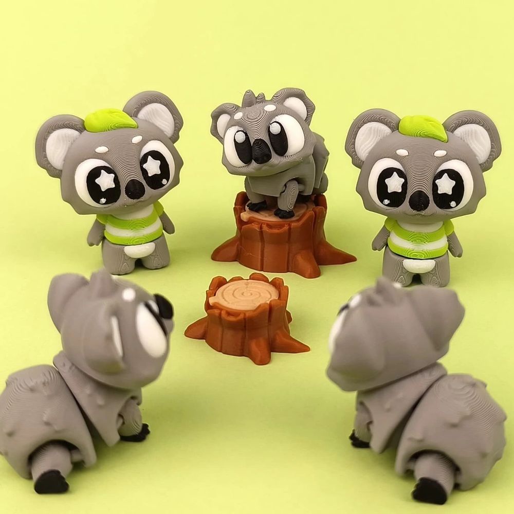 考拉 StarMittens_Koala-3D合纵社-3D打印模型STL格式3mf格式免费下载！
