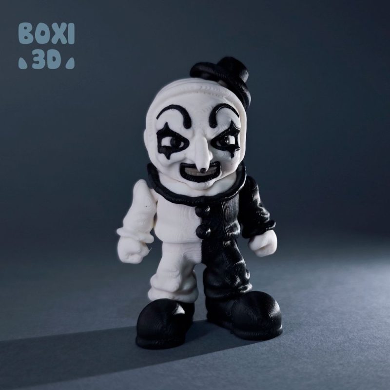 小丑 Boxi3D_Art the Clown-3D合纵社-3D打印模型STL格式3mf格式免费下载！