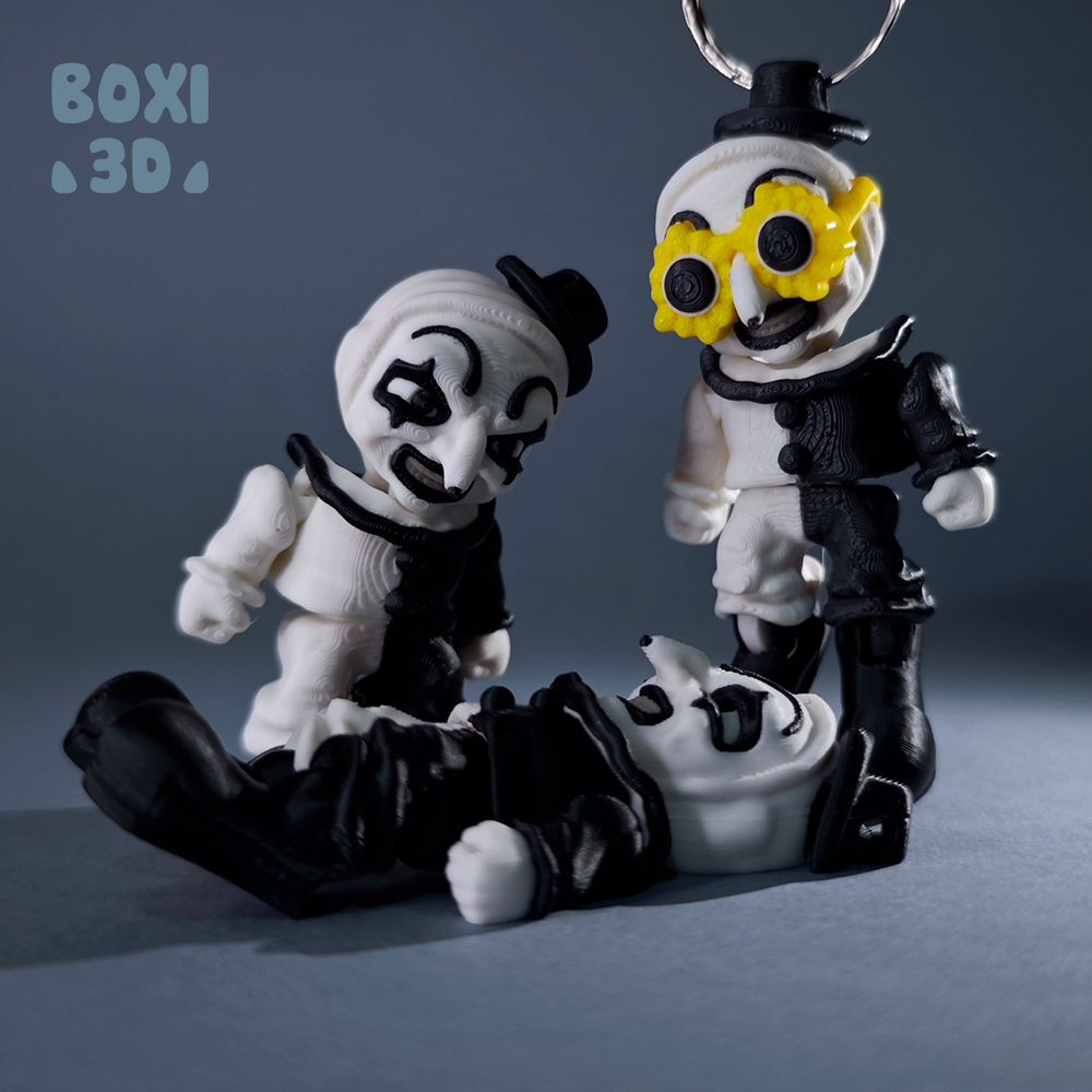 图片[3]-小丑 Boxi3D_Art the Clown-3D合纵社-3D打印模型STL格式3mf格式免费下载！