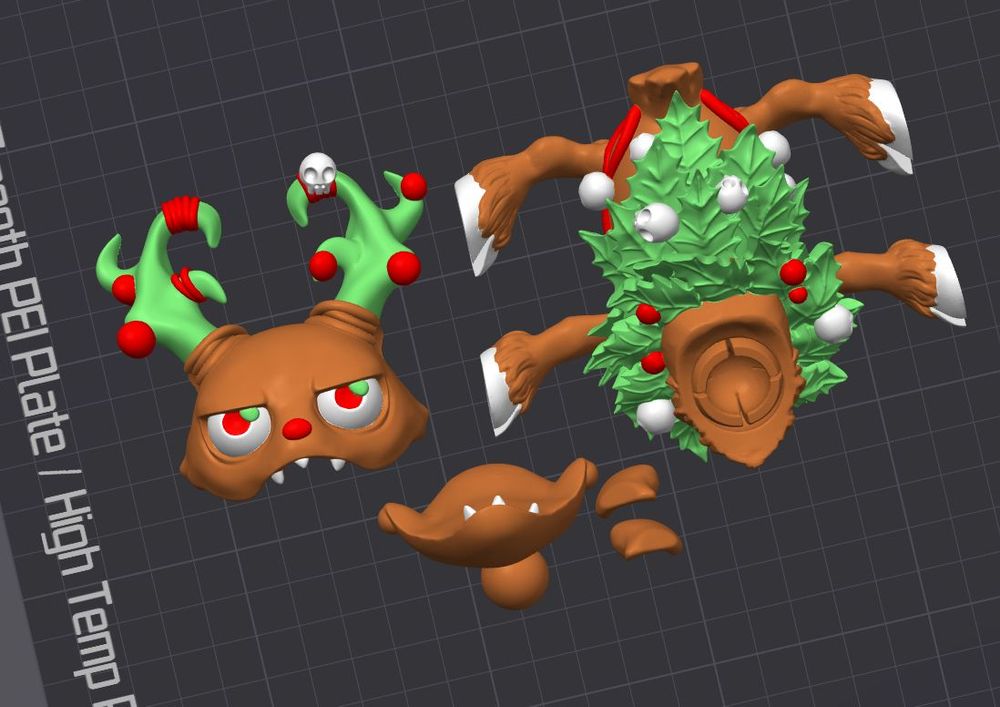 图片[2]-【恐怖系列】07.疯狂驯鹿-3D合纵社-3D打印模型STL格式3mf格式免费下载！