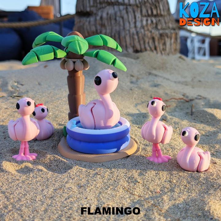 图片[4]-火烈鸟 Koza- Flamingo-3D合纵社-3D打印模型STL格式3mf格式免费下载！