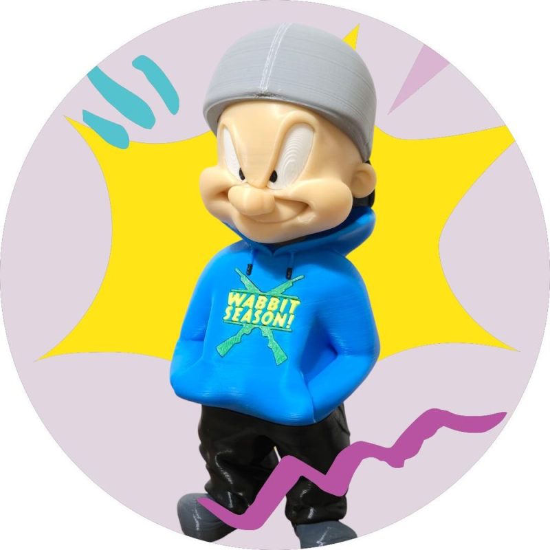 猎人埃尔默·法德 Elmer Fudd-3D合纵社-3D打印模型STL格式3mf格式免费下载！