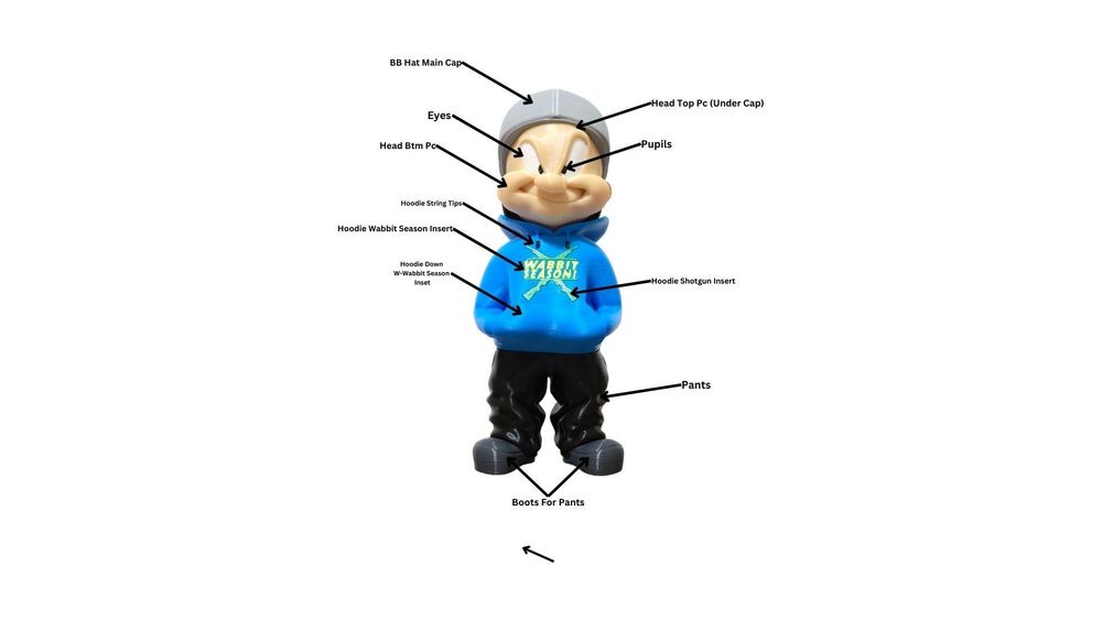 图片[2]-猎人埃尔默·法德 Elmer Fudd-3D合纵社-3D打印模型STL格式3mf格式免费下载！