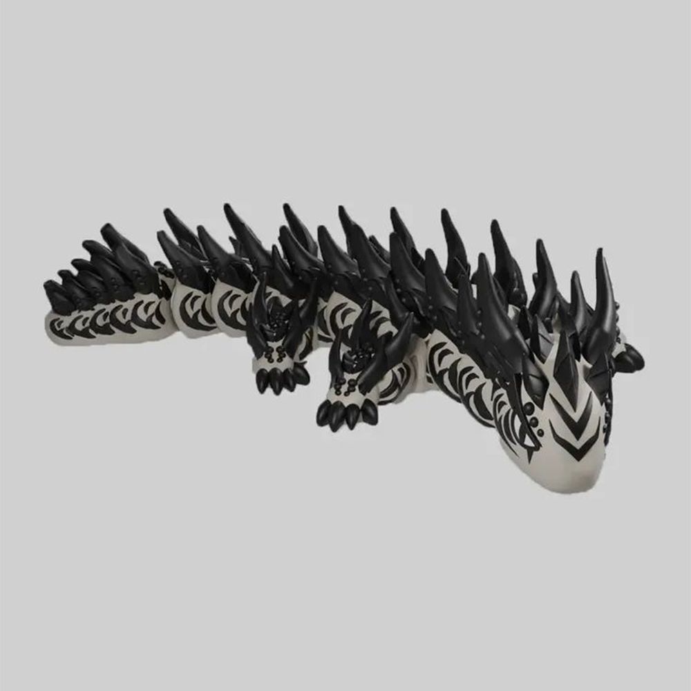 斑马龙 Barbarian Dragon-3D合纵社-3D打印模型STL格式3mf格式免费下载！
