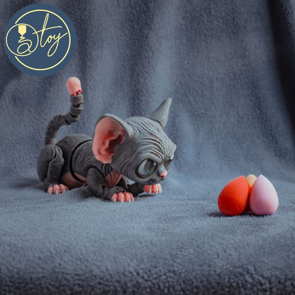 图片[4]-无毛猫 Larry The Sphynx-3D合纵社-3D打印模型STL格式3mf格式免费下载！