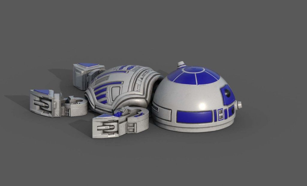 图片[3]-乌龟R2D2 Super Turtle R2D2 @Print3DWorld-3D合纵社-3D打印模型STL格式3mf格式免费下载！