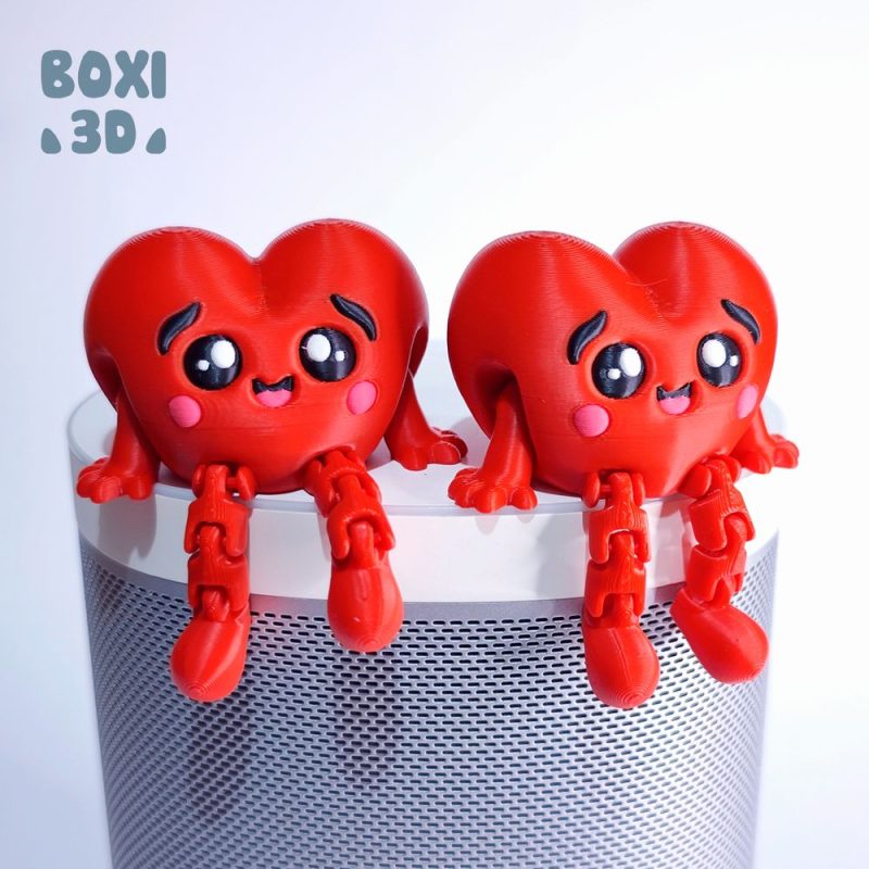 爱心 Boxi3D Heart -3D合纵社-3D打印模型STL格式3mf格式免费下载！