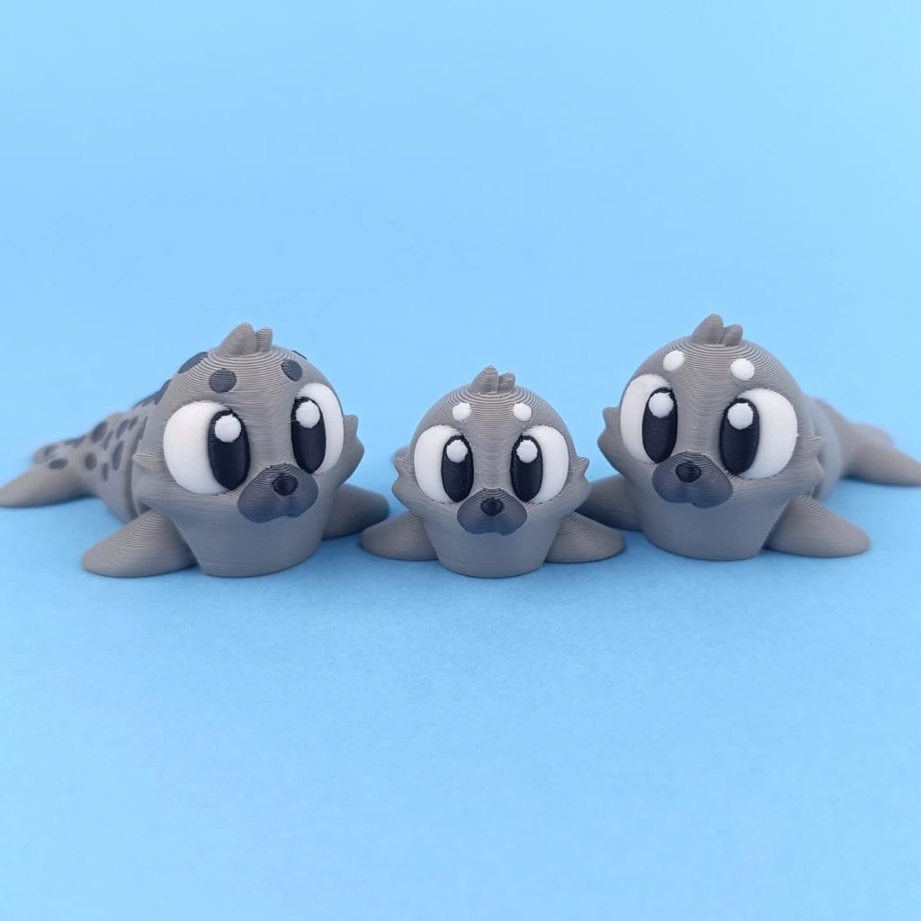 海豹-3D合纵社-3D打印模型STL格式3mf格式免费下载！