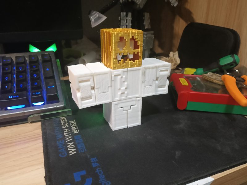 我的世界 铁傀儡 变形玩具-铁傀儡1.0整合包-3D合纵社-3D打印模型STL格式3mf格式免费下载！