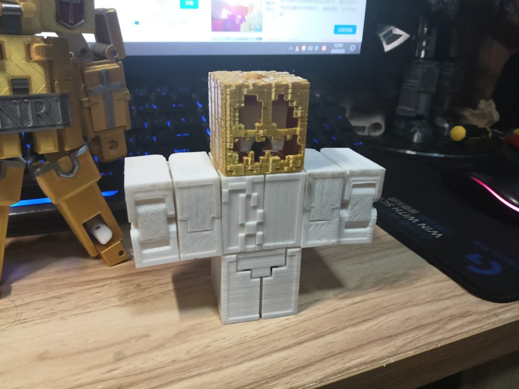 图片[2]-我的世界 铁傀儡 变形玩具-铁傀儡1.0整合包-3D合纵社-3D打印模型STL格式3mf格式免费下载！