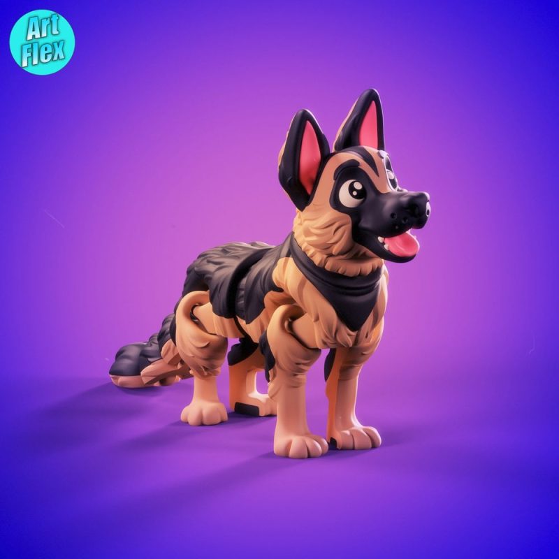 德牧 ArtFlex_GSD-3D合纵社-3D打印模型STL格式3mf格式免费下载!