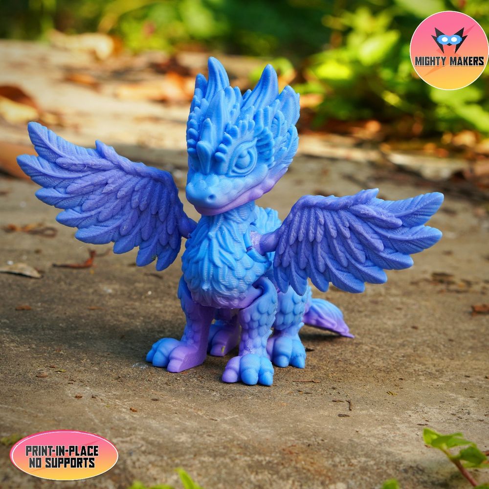 图片[2]-空气龙 MightyMakers- Flexi Air Dragon-3D合纵社-3D打印模型STL格式3mf格式免费下载！