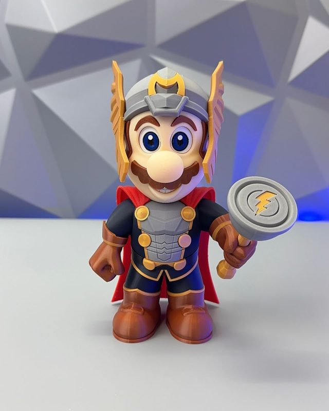 雷神超级玛丽 Thorio both sizes-3D合纵社-3D打印模型STL格式3mf格式免费下载！