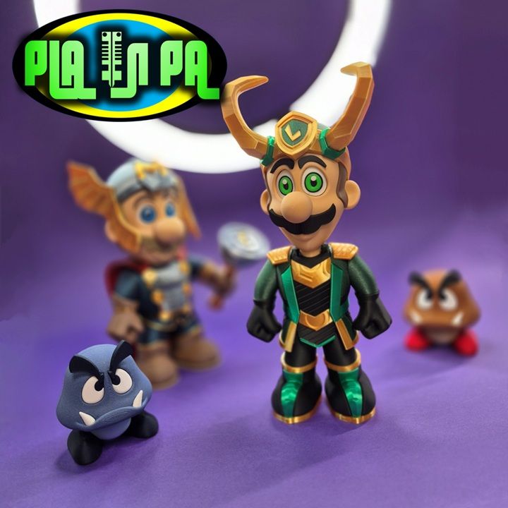 图片[2]-洛基路易吉 Loki Luigi both sizes-3D合纵社-3D打印模型STL格式3mf格式免费下载！