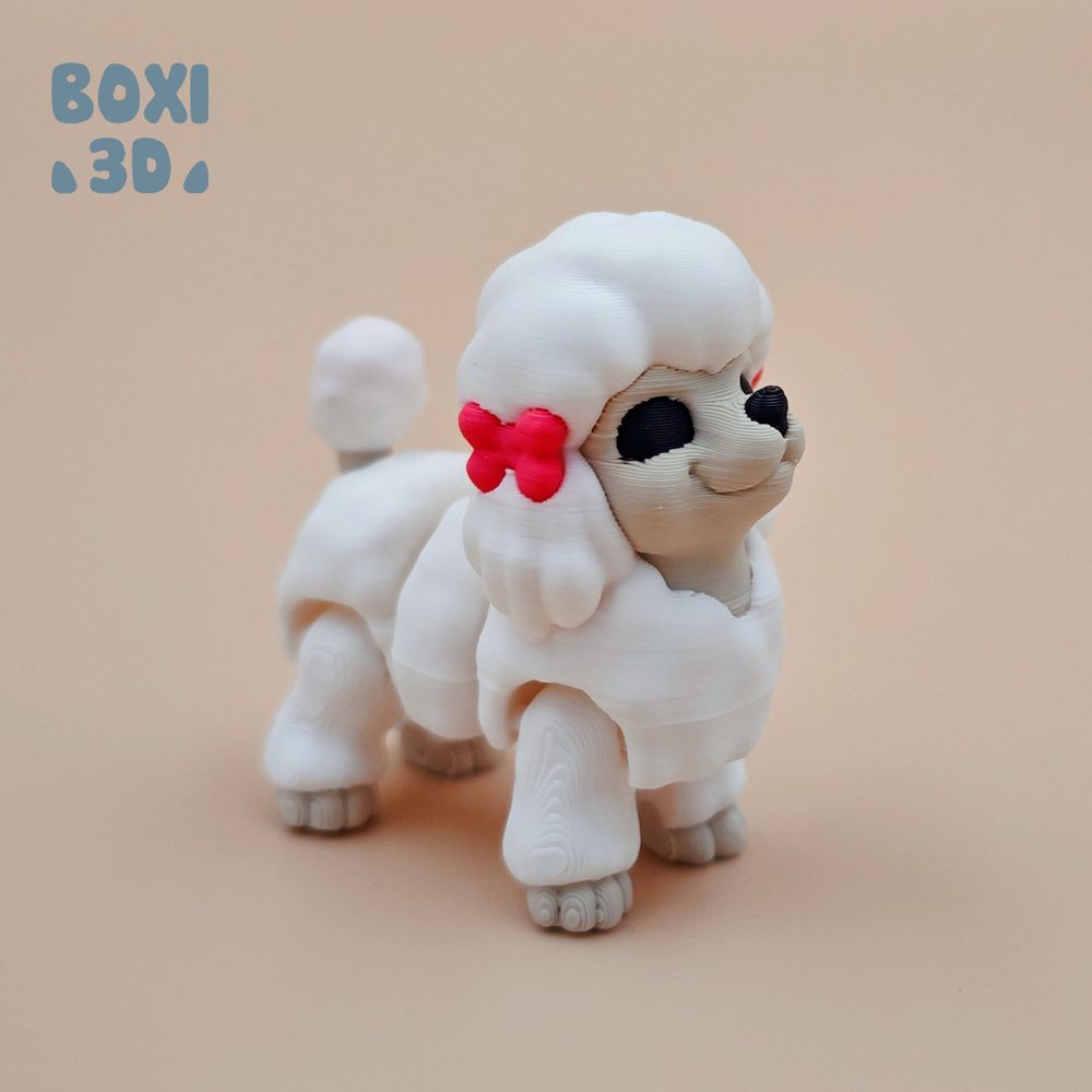 图片[2]-贵宾犬 Boxi3D_Poodle-3D合纵社-3D打印模型STL格式3mf格式免费下载！