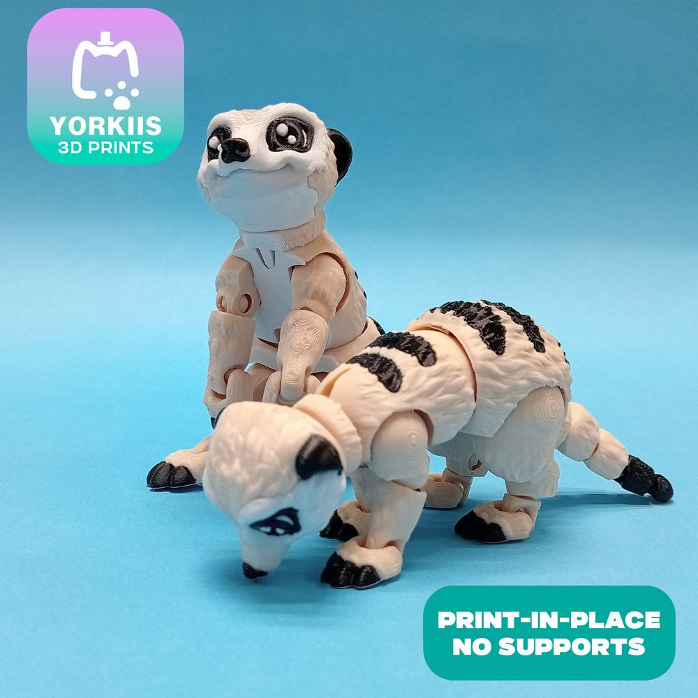 图片[3]-猫鼬 SURICATA 3MDF-3D合纵社-3D打印模型STL格式3mf格式免费下载！