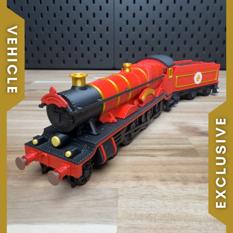 【乐高小人】霍格沃兹火车 Hogwarts Express Kit No Support No AMS No Glue-3D合纵社-3D打印模型STL格式3mf格式免费下载！