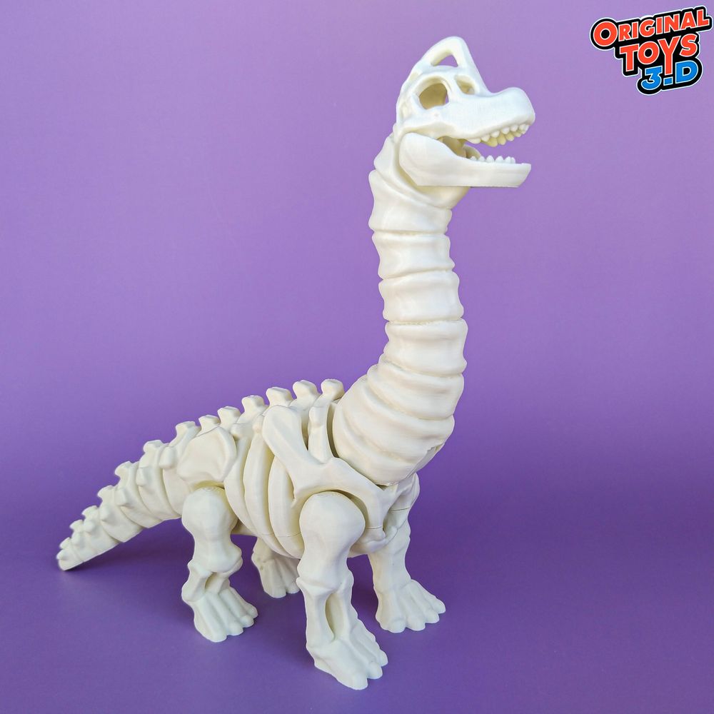 图片[4]-巴拉奇奥龙骨架 Original Brachiosaurus Skeleton Flexi-3D合纵社-3D打印模型STL格式3mf格式免费下载！