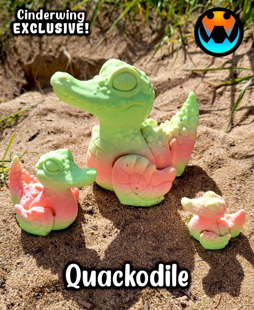 图片[4]-鳄鱼鸭 Quackodile (by Cinderwing3D)-3D合纵社-3D打印模型STL格式3mf格式免费下载！