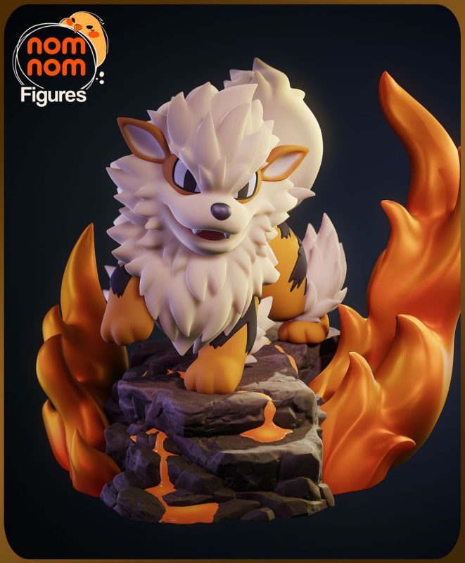 风速狗 Chibi Arcanine-3D合纵社-3D打印模型STL格式3mf格式免费下载！