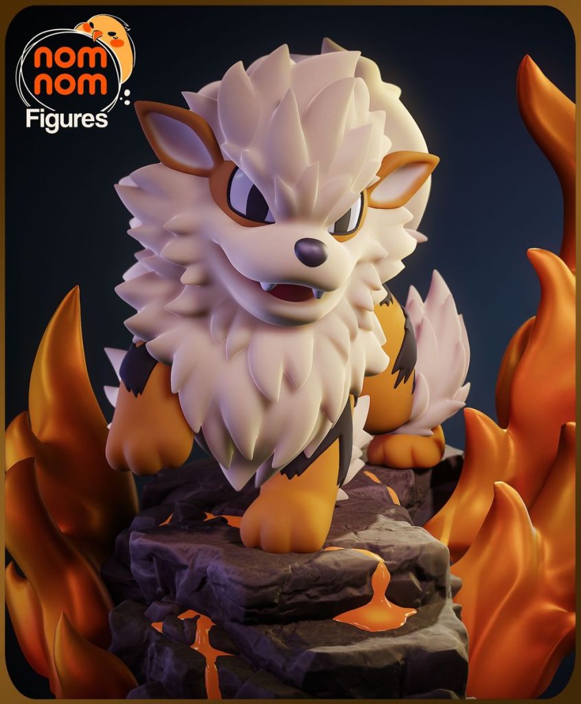 图片[2]-风速狗 Chibi Arcanine-3D合纵社-3D打印模型STL格式3mf格式免费下载！