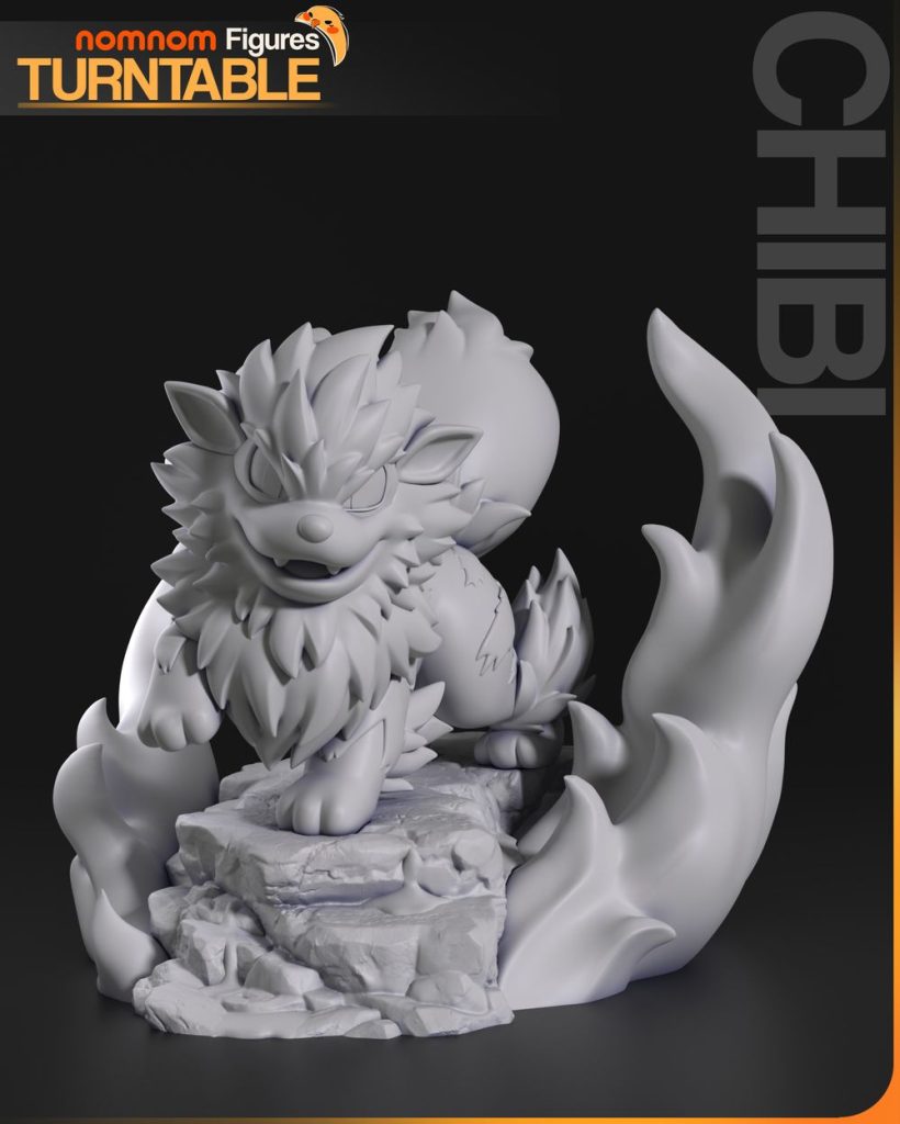 图片[3]-风速狗 Chibi Arcanine-3D合纵社-3D打印模型STL格式3mf格式免费下载！
