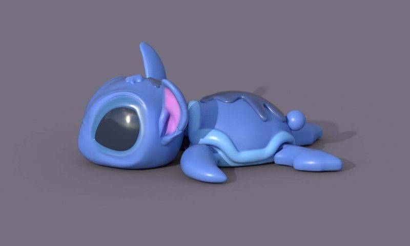 乌龟史迪仔 Super Turtle Stitch @Print3DWorld-3D合纵社-3D打印模型STL格式3mf格式免费下载！