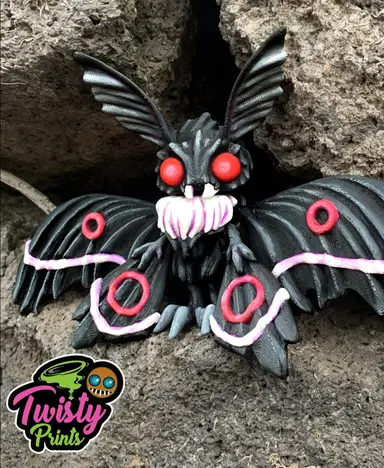 图片[3]-【恐怖系列】50.天蛾人-3D合纵社-3D打印模型STL格式3mf格式免费下载！