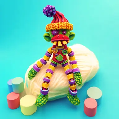 图片[3]-【恐怖系列】51.袜子猴子-3D合纵社-3D打印模型STL格式3mf格式免费下载！