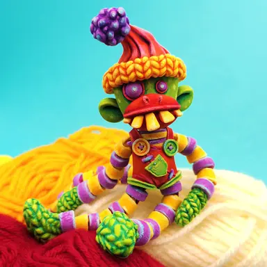 图片[2]-【恐怖系列】51.袜子猴子-3D合纵社-3D打印模型STL格式3mf格式免费下载！