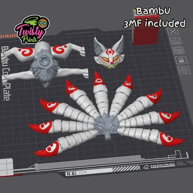 图片[2]-【恐怖系列】47.机械狐-3D合纵社-3D打印模型STL格式3mf格式免费下载！