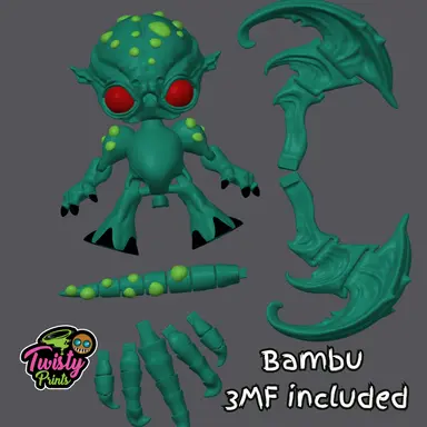 图片[2]-【恐怖系列】48.克苏鲁-3D合纵社-3D打印模型STL格式3mf格式免费下载！