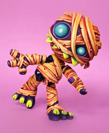 图片[2]-【恐怖系列】43.诡异的木乃伊-3D合纵社-3D打印模型STL格式3mf格式免费下载！