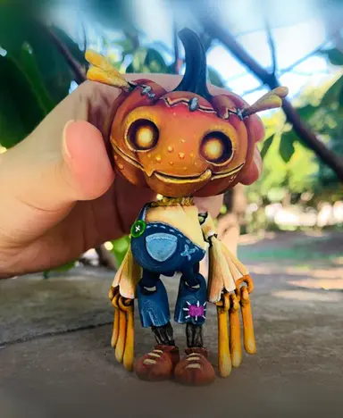 图片[2]-【恐怖系列】49.南瓜稻草人-3D合纵社-3D打印模型STL格式3mf格式免费下载！