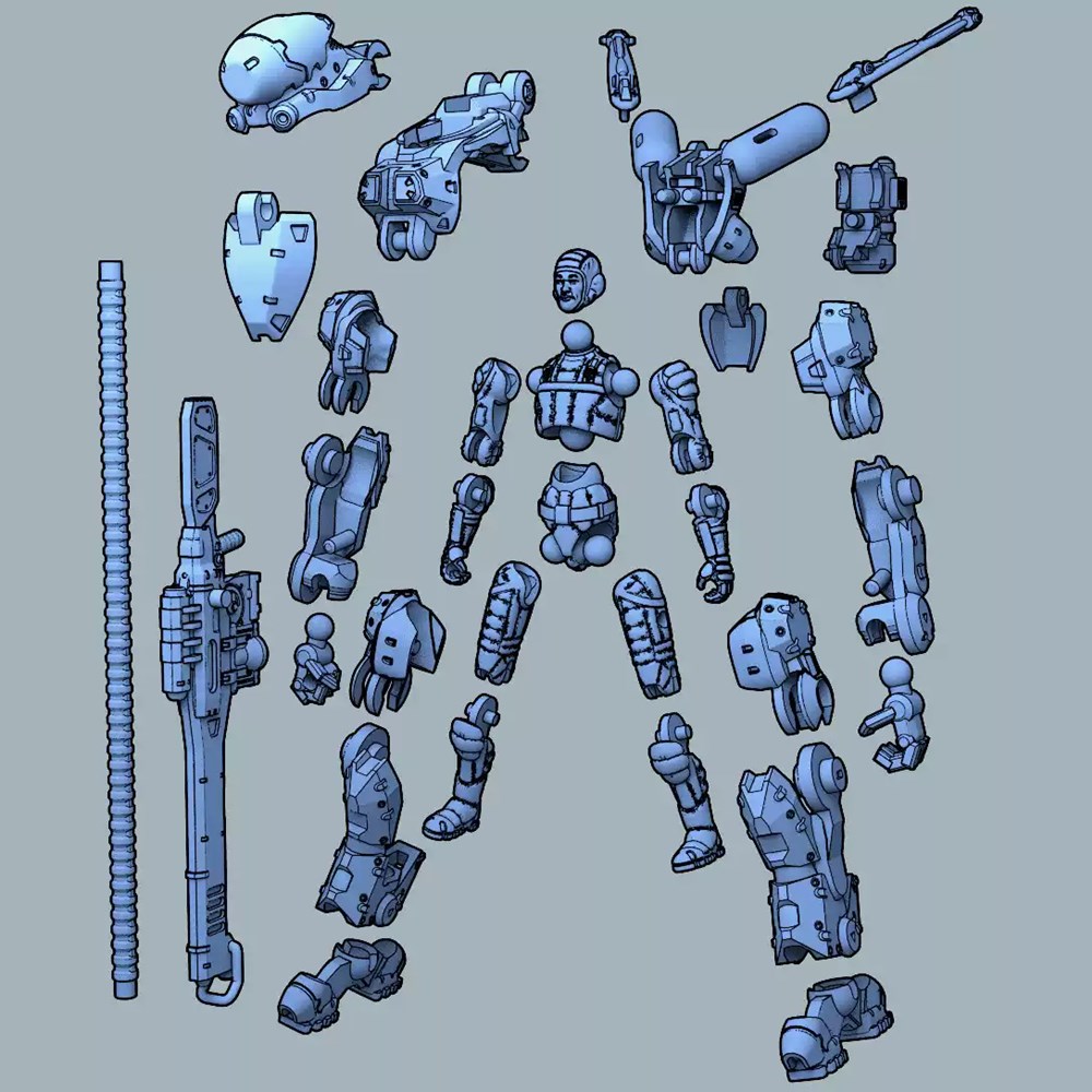 图片[2]-狙击手装甲-3D合纵社-3D打印模型STL格式3mf格式免费下载！