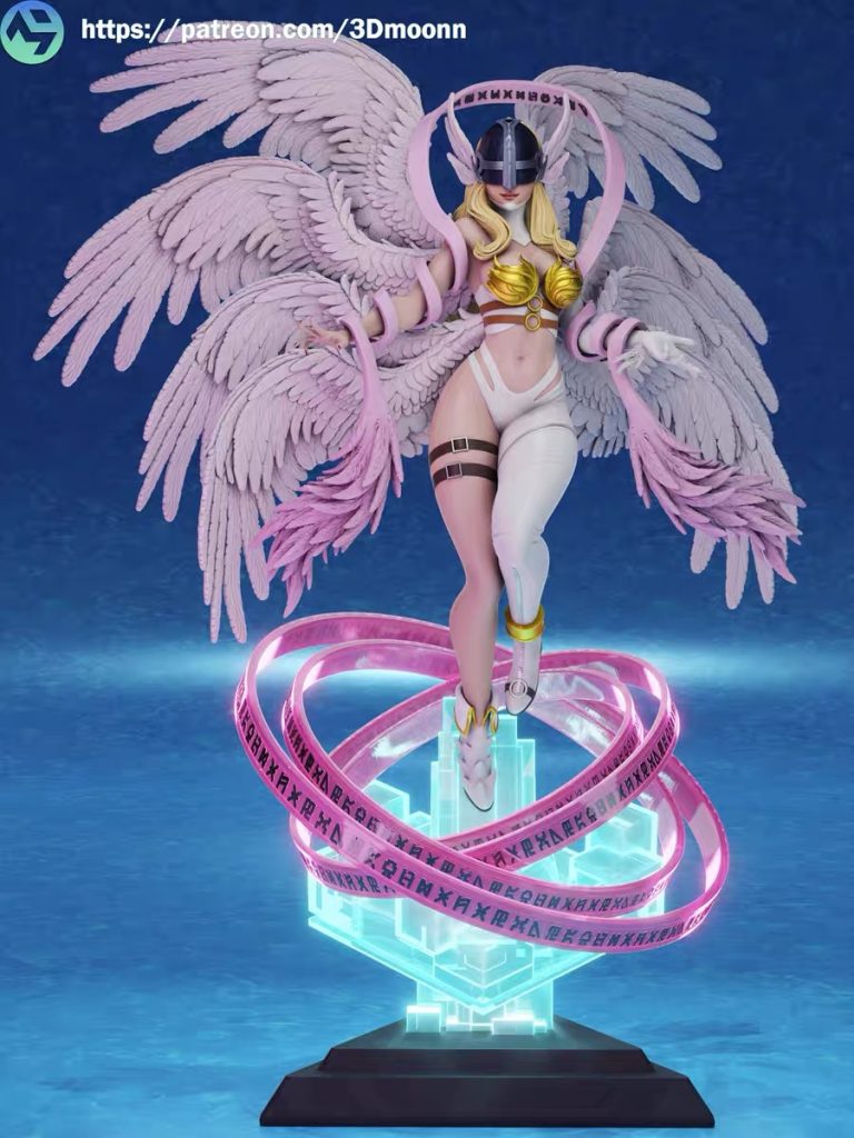 图片[4]-【数码宝贝】天女兽-3D合纵社-3D打印模型STL格式3mf格式免费下载！