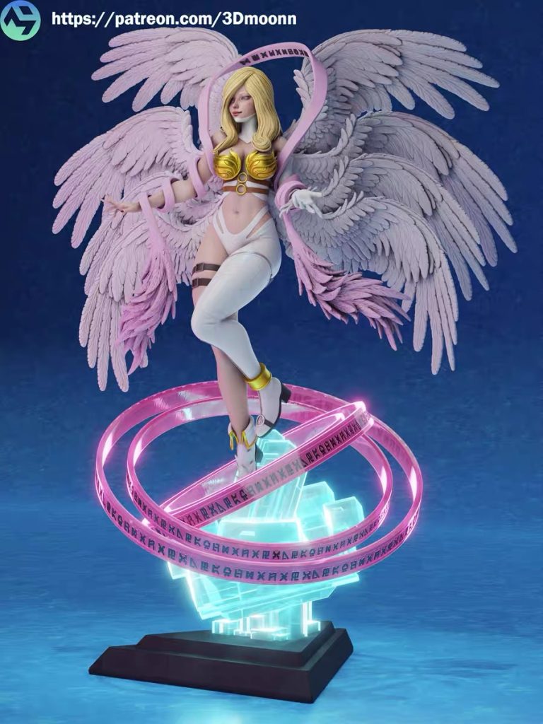 图片[3]-【数码宝贝】天女兽-3D合纵社-3D打印模型STL格式3mf格式免费下载！