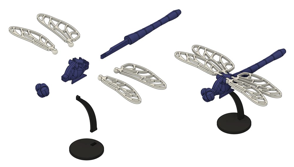 图片[2]-蜻蜓-3D合纵社-3D打印模型STL格式3mf格式免费下载！