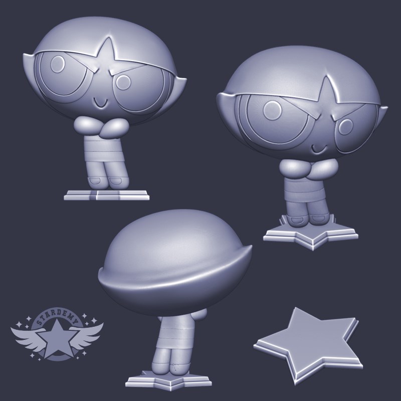 图片[2]-【飞天小女警】毛毛-3D合纵社-3D打印模型STL格式3mf格式免费下载！